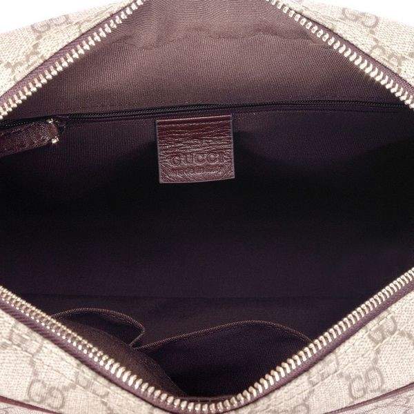 1:1 Gucci 113757 Men's Messenger Bag-Beige/Ebony GG Plus